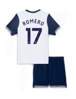 Otroške Nogometnih dresov Tottenham Hotspur Cristian Romero #17 Domači 2024-25 Kratki rokavi (+ hlače)